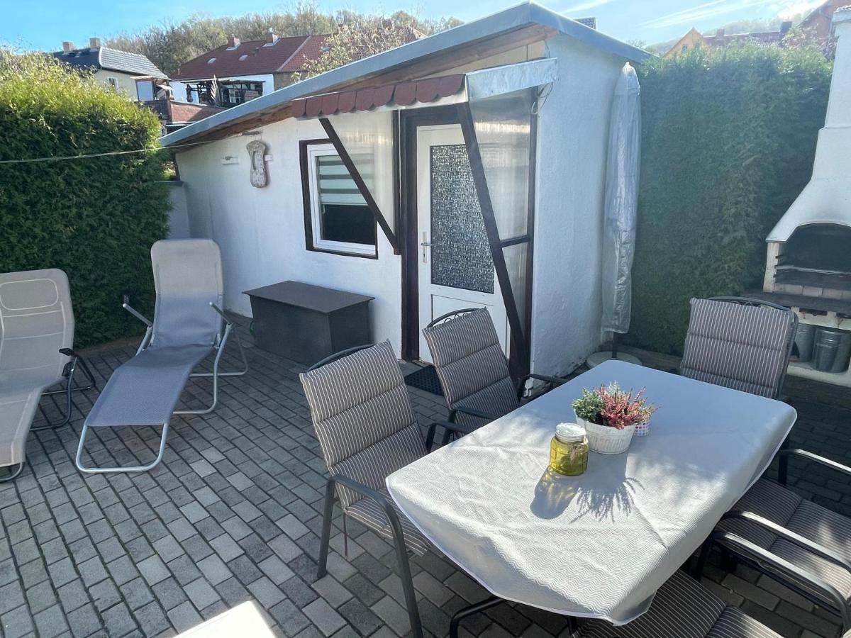 Christels Ferienwohnung 1 In Thale Mit Sonnenterrasse Und Grill Dış mekan fotoğraf
